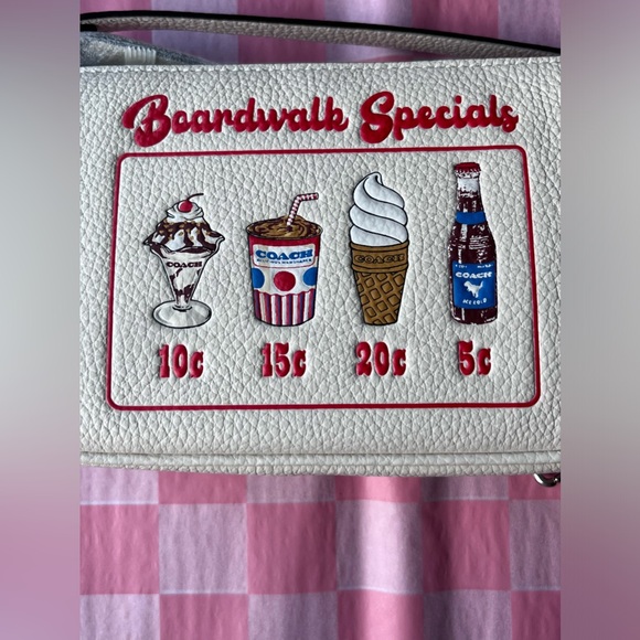 🍦COACH NOLITA 19 WITH BOARDWALK GRAPHIC 🍦 NWT 🍦 - Picture 13 of 16